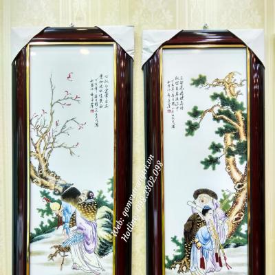 Tranh Sứ Bát Tiên Bình Đồ
